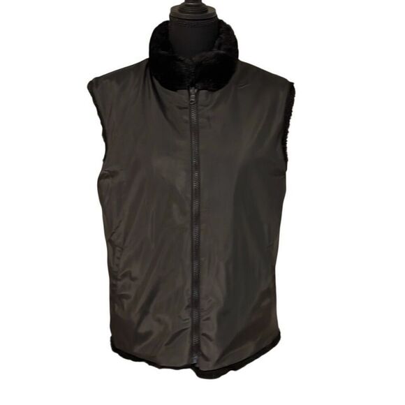 Giacca Gallery Faux Fur Reversible Vest - Picture 3 of 10